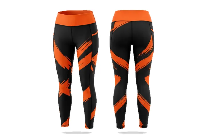 Brush stroke Contrast waistband