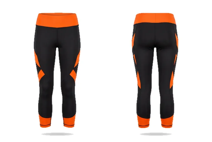 Angular geometry Contrast waistband
