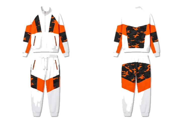 Camo Colour block panel