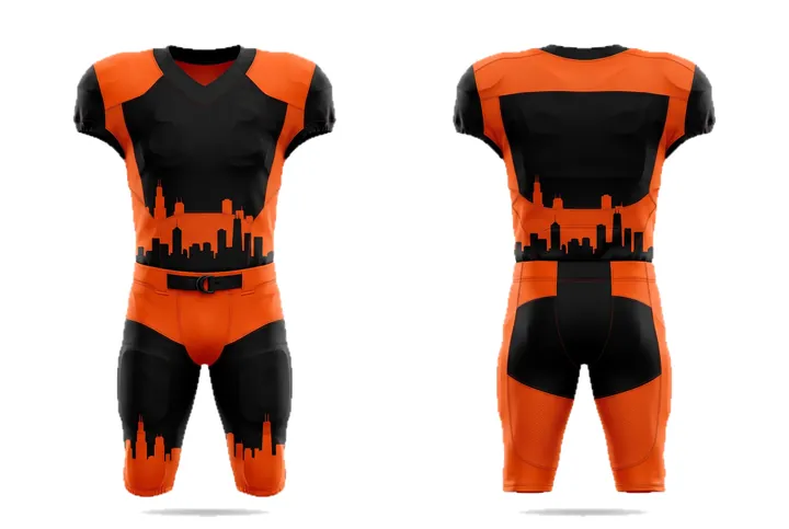City skyline Colour block panel